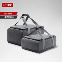  Self-driving picnic hand-carried handbag Outdoor cassette stove storage bag Camping convenient camping bag tableware anti-collision bag