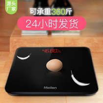 Factory foreign trade export brand weight scale simple neutral USB charging electronic scale enterprise LOGO custom gift