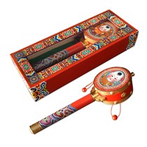 Rattle baby old-fashioned classic Chinese style traditional newborn childrens educational boys and girls listening instrument toys