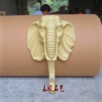 Yongshun sandstone landscape sculpture sandstone relief garden courtyard community park feng shui decoration water spray proboscis elephant
