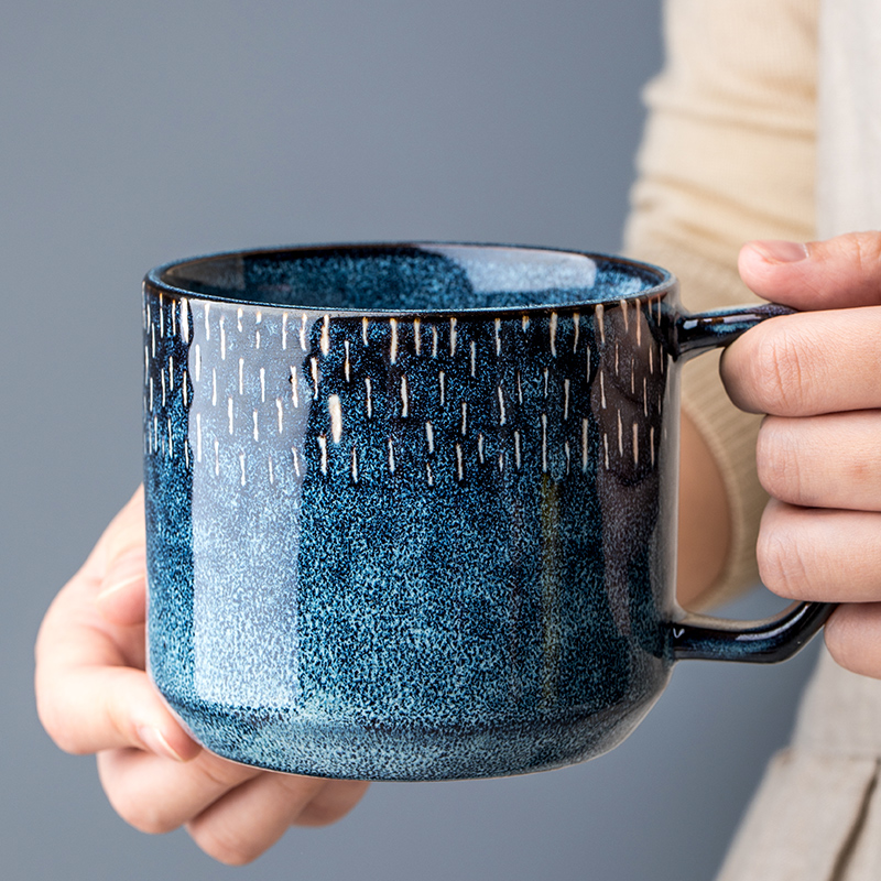 创意个性潮流马克杯 高颜值陶瓷杯咖啡杯子 家用办公室好看的水杯