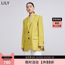 (Mall same section) LILY2022 Spring new womens clothing relaxed boyfriend Wind OVERSIIZED suit jacket woman