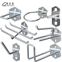 Five gold tools hook tool rack hanging plate containing frame maintenance rack tool hardware hook dongle hole plate display shelf