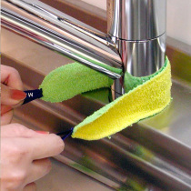 Leicai Japan imported Terry multi-function faucet double-sided cleaning housework cleaning cloth Gray 1