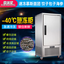 Freezing Cabinet low temperature commercial quick freezing small frozen cabinet steamed buns dumplings sea cucumber frozen refrigerator liquid nitrogen mousse quick freezing machine