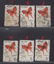 Special 56 butterfly 20-8 8 points orange sweet potato gray butterfly letter
