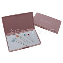 Pink magnetic storage needle box Magnet box Suction iron box Needle box does not lose the needle Portable needle box