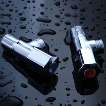 Jiumu copper hot and cold triangle valve check valve bathroom hardware Universal set