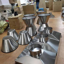 Custom stainless steel smoke collection hood Industrial dust suction outlet Gas collection hood Welding smoke cover industrial exhaust gas exhaust port