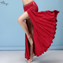 Belly dance half-length skirt new sexy split modal female adult Oriental dance beginner skirt
