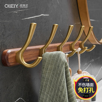 Punch-free adhesive hook entrance entrance door hanger Wall Wall Wall rear adhesive hook toilet coat hook hook hook