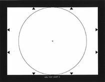 Standard high-definition high-precision test card EIAJ test chart D