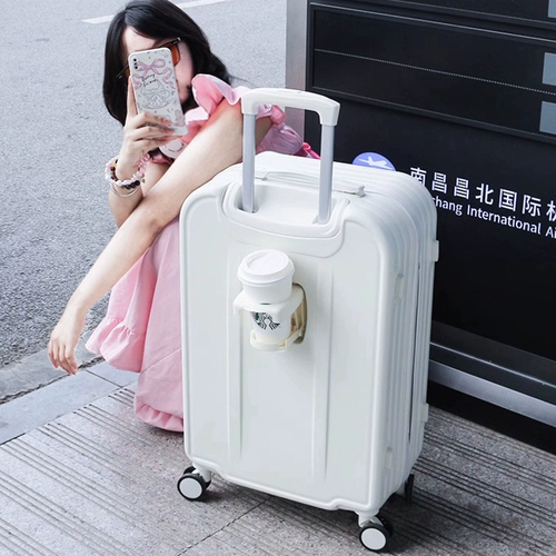 Универсальный чемодан с молнией на колесиках подходит для мужчин и женщин, коллекция 2023, 26 дюймов