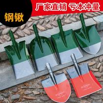 Shovel agricultural manganese steel shovel garden art thickened planting tools outdoor household digging ground steel shovel large shovel