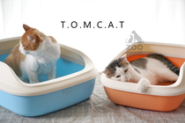 ZOO │ TOMCAT space capsule cat litter Basin semi-enclosed open small large cat toilet durable cat sand basin