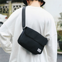 Day Department Single-shoulder bag Male Tide Signs Diagonal Satchel Canvas Boys Backpacks Han Prints FASHION BAGS STUDENTS BAG