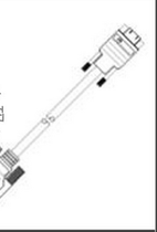 15pos cmd DB serial MICRO 72 inch cbl cable MICRO mini-15-pin