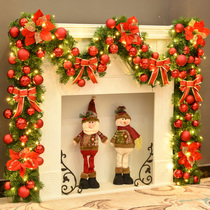 Christmas rattan 2 7 m encrypted luxury package Christmas decorations Christmas tree pendant ornaments door Vine garland