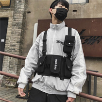 New Products Tide Card Teased Lord of the same style High Street Military Tactics Hip Hop Eat Chicken Street ALYX Chest Hanging Bag