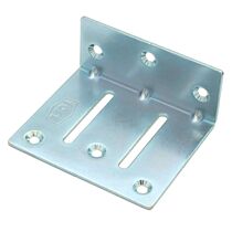 Galvanized right angle yards 90 degrees bracket angle iron furniture Connector support frame 2 0x36x70x82 holes 5 2