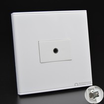 86 type multimedia panel 3 5mm headset computer audio jack socket in-line AV headset two-channel socket