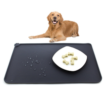 Increase Number of pets Silicone Dining Mat anti-moisture and waterproof Easy to clean cat Dog Bowl Mat Resistant to bite Basin Cushion Anti Spill