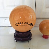 Customized handmade natural beige ball desktop ornaments Jade Crystal modern living room TV cabinet display crafts