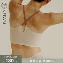 NEIWAI inside and outside Jin Jing with the same cloud cool sense no size bra light ribbed no rim suspender underwear