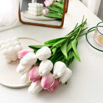 Nordic ins Wind Tulip high simulation flower fake flower bouquet silk flower ornaments decoration photo soft clothing
