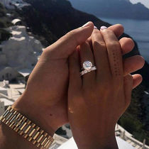 Zhongtan Craftsman language 1 carat diamond ring GIA naked diamond custom one carat proposal wedding group set diamond ring female