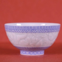 Jue kiln carved Wanhua enamel tea cup single Cup (Hua Yixuan)