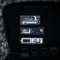 Spot AS Shop FOXBAT-Fox Industrial PAGS Subject Nightlight Functional Magic Sticker Morale Badge arm Chapter