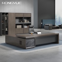 Desk boss table simple modern large class desk boss desk manager table master desk single office table and chair combination