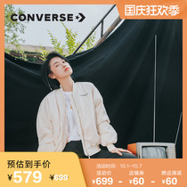 CONVERSE CONVERSE Official Womens Aviator Jacket Jacket Autumn Winter Casual Baseball Clothing 10020024