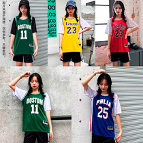 James Jersey fake 2 pieces of mens and womens short sleeves 23 Lakers Curry Kobe T-shirt Owen 11 vest basketball uniform
