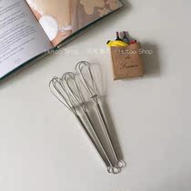 Made in Japan Ultra-light stainless steel mini Whisk Kitchen Baking Tool Cream Coffee stirrer Aerator