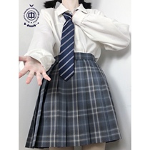 Zhongpai uniform hall Ming Cicada original orthodox JK uniform skirt grid skirt spot college style excellent pleated skirt