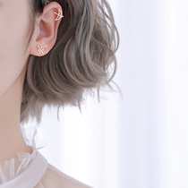 Twelve Constellation ear clip without ear hole female ear clip Xianqi forest Super fairy ear bone clip earrings female clip earrings