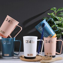 New Love Lovers Toiletries Cup for cup Creative round Cartoon with word portable toothbrush holder toothbrush holder