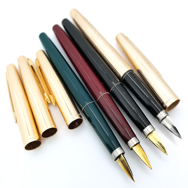 Old pen hero 221 dagger sharp practice writing aluminum shell cultural supplies classic 90s inventory