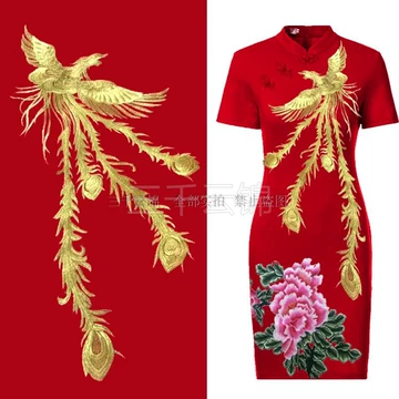 WD03 丸帯 金色 雌雄鳳凰 蝴蝶花柄 金絲 刺繡 金凤凰刺绣-金凤凰刺绣促销价格、金凤凰刺绣品牌- 淘宝