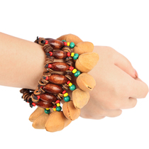Schwinger Bracelet Handmade Bracelet Musical Instrument Ethnic Dance Hand Rattle African Drum Percussion Accompaniment