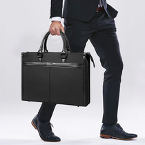 Business Men Bag Packs Computer Bag Horizontal hand handbag Canvas Nylon Waterproof minimalist briefcase