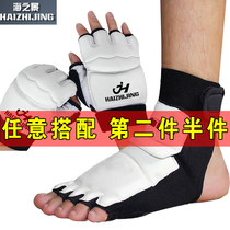 Sanda Taekwondo foot cover gloves half finger adult childrens hand protection ankle boxing training instep fighting protective gear