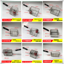 Fried Blue Fried Frame Fried Basket stainless steel fried basket Fried Chicken Frame Oil Fryer commercial wrap Powder Table Shake Basket filter