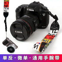 Nikon Canon SLR camera wrist strap Sony micro single-handed rope cute Fuji Polaroid universal hanging hand rope