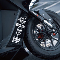 Motorcycle motorcycle row pull float body decal modified personality text English alphabet stickers Reflective waterproof