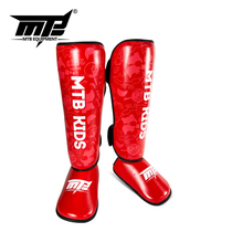 MTB leg protectors Boxing leg protectors MUAY Thai Sanda boxing leg protectors thickened children adult leg target 1