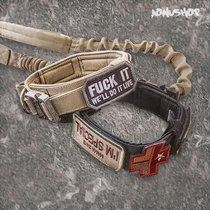 Dog neckline explosion protection punching gold wool large dog neck ring infighting in large dog neck ring traction rope k9 dog collar large dog