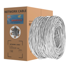 Pure copper ultra-class 5 network cable national standard outdoor oxygen-free copper network cable computer home monitoring twisted pair 300 meter box